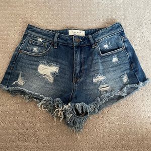 High rise festival Jean shorts.